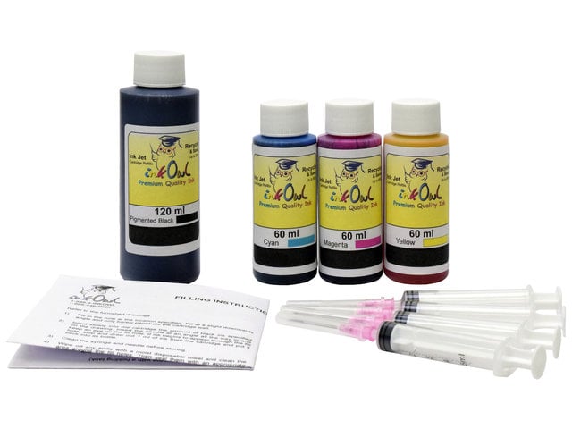  Combo Kit for use in CANON printers - pigment-based black ink